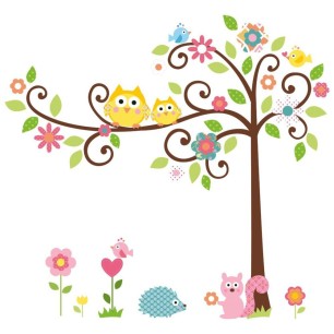 High-quality-120-110cm-Cute-Owl-Tree-Peel-Stick-Wall-Decal-Kindergarten-DIY-Art-Vinyl-Wall